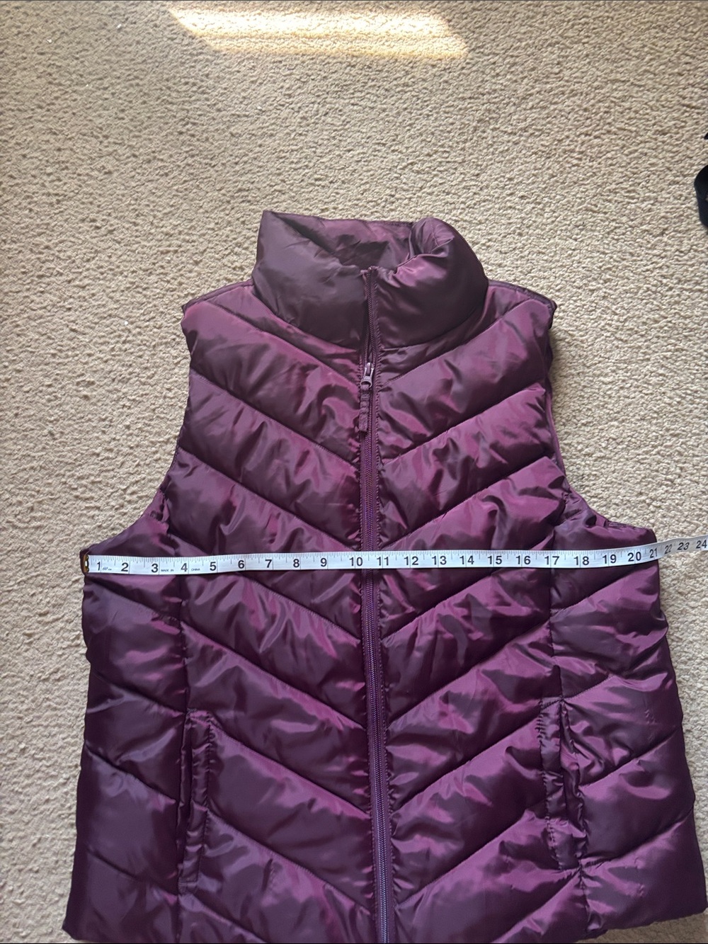 Khols So Purple Puffer Vest Size XL - Picture 5 of 6
